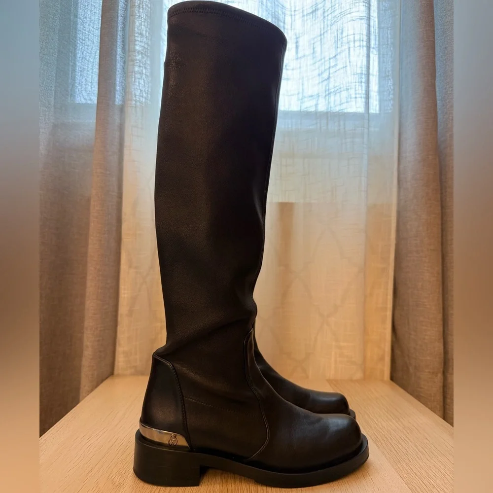 Stuart Weitzman Black Over the Knee Boots - Picture 3 of 14